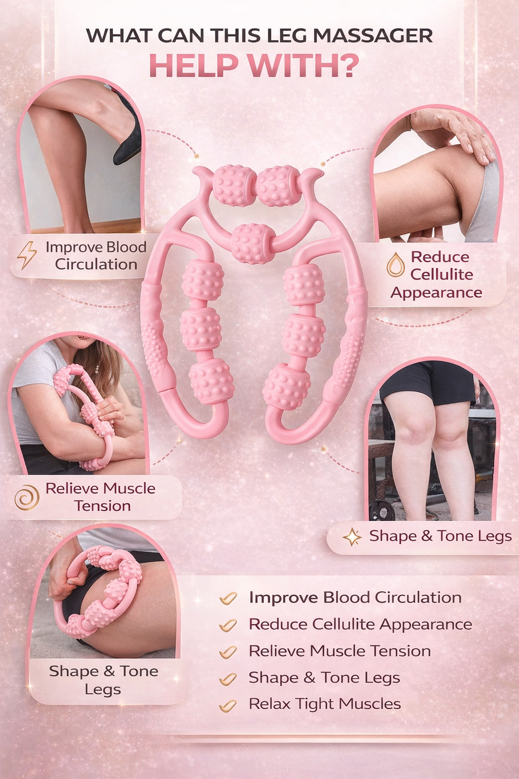 9-wheel massage roller